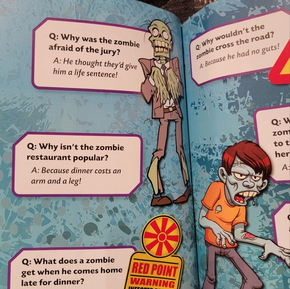 2/$8 Kids zombie joke book - Picture 3 of 3